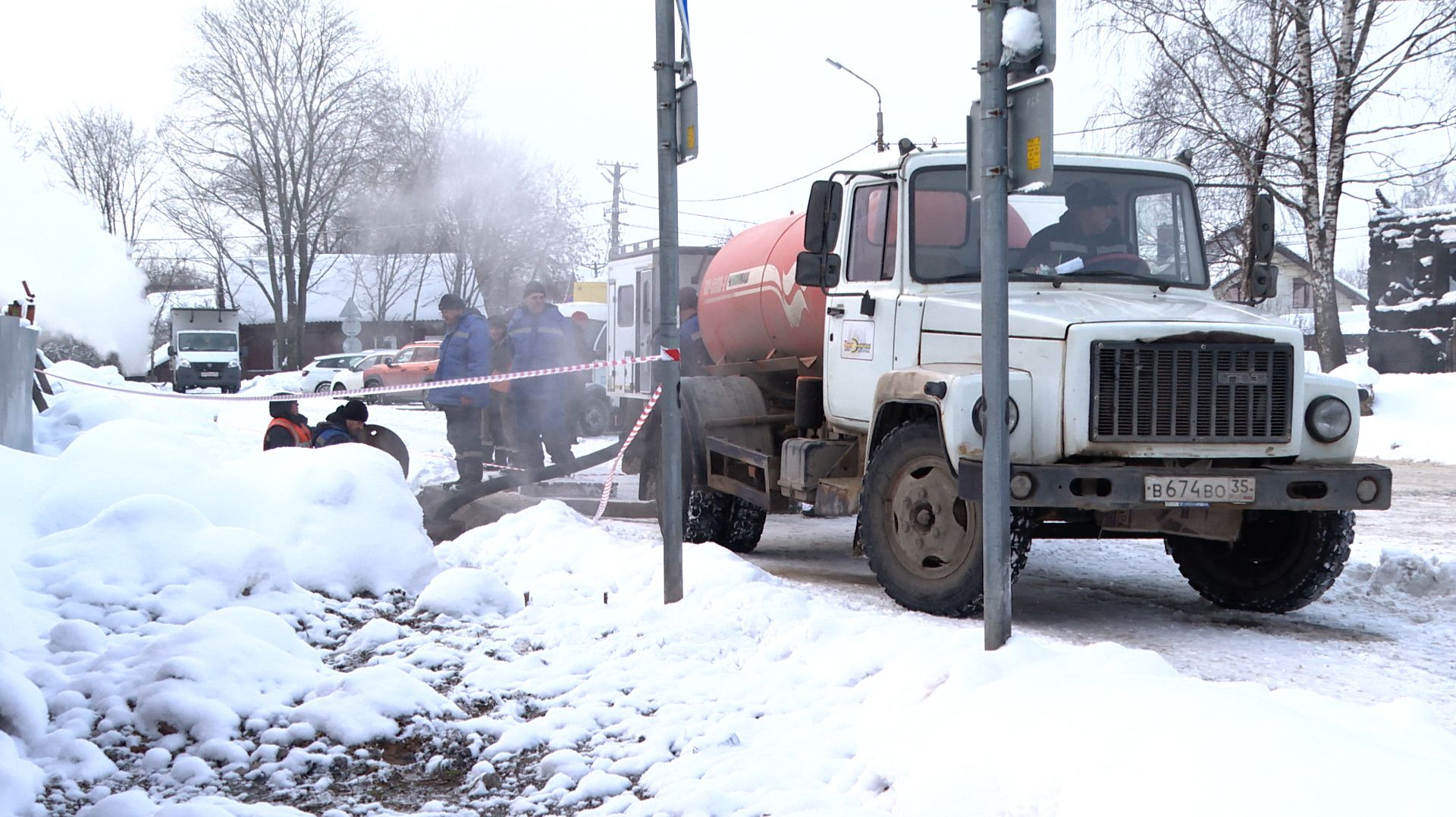 Работы на теплосети в Северном районе смотреть онлайн