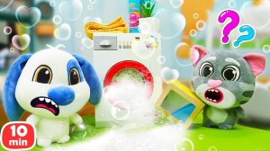 Говорящий Том и его друзья | Игрушки учатся порядку