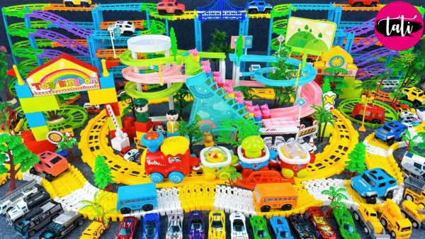 Играем в развивающий конструктор Марбл Ран. Мультфильм для детей. ASMR АСМР