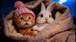 Пряничный человечек и Зайчик боятся бури  Уютная сказка на ночь