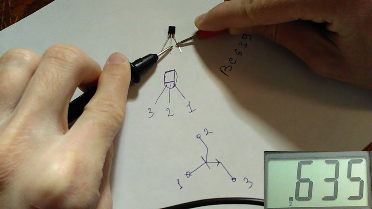 Как проверить диод и транзистор? | Как измерить hFE?