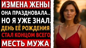 Реальная измена жены! День её рождения стал концом всего. Но не для меня... История и мести мужа.