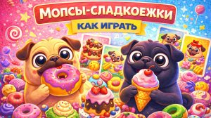 Мопсы-сладкоежки — правила настольной игры | Как играть (объяснение за пару минут)