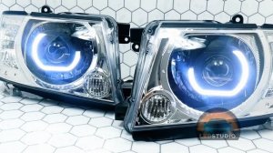 Ниссан Патрол 61 светодиодный комплект фар с ДХО