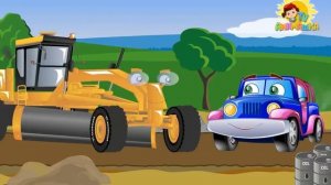 Видео для мальчиков про рабочие машины и ремонт дороги.