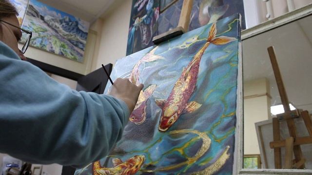 VLOG и ХУДОЖКА: ЭПИЛОГ | РЫБКИ ПОТАЛЬЮ | Что следующее? | Делаю бортики, выбираю тон бумаги