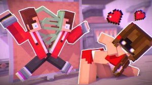 Джей Джей и СУМАСШЕДШАЯ сестра любят друг друга - Майнкрафт анимация