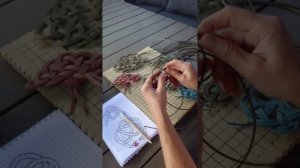 Мастер-класс узел "ГУСАРИК" из ротанга