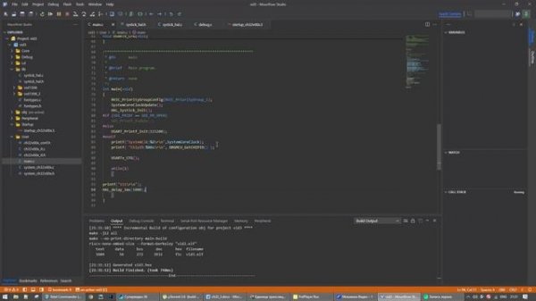 ch32v003. Часть 3. Внешние библиотеки, Delay, GetTick