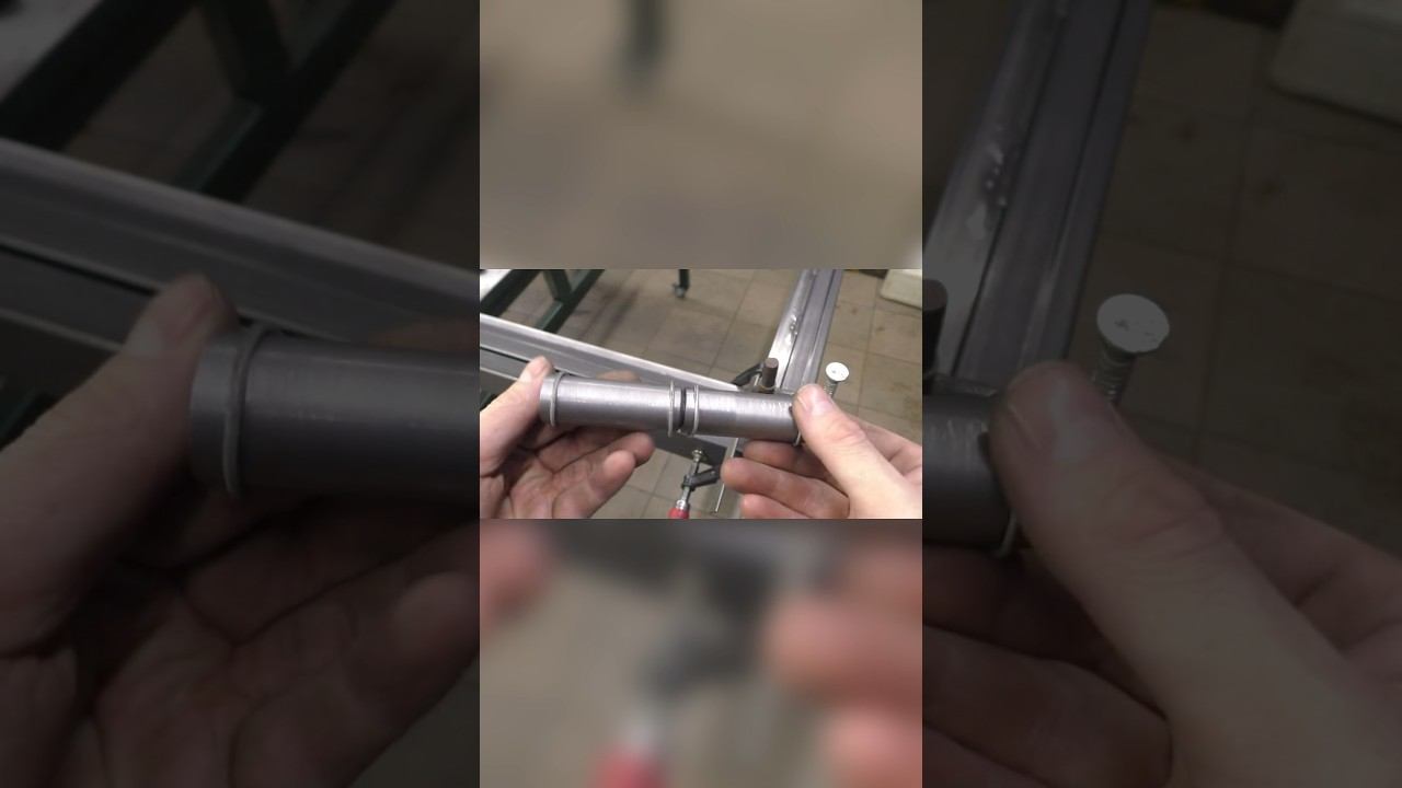 Как приварить петли без опыта #стройка #diy #сварка смотреть онлайн