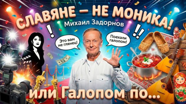 Славяне - не Моника! или Галопом по... - Михаил Задорнов | Сборник самое смешное @zadortv #юмор