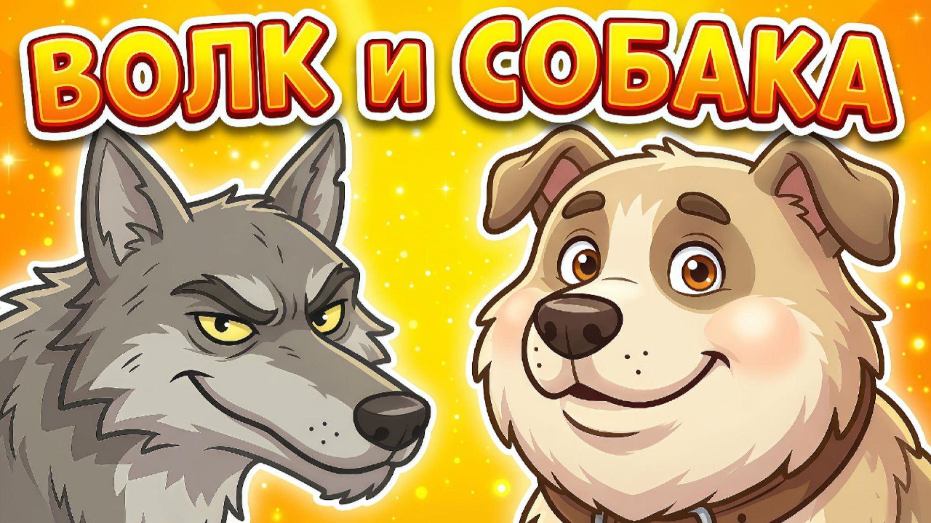 🐺🐶ВОЛК И СОБАКА | Мультфильм для детей смотреть онлайн