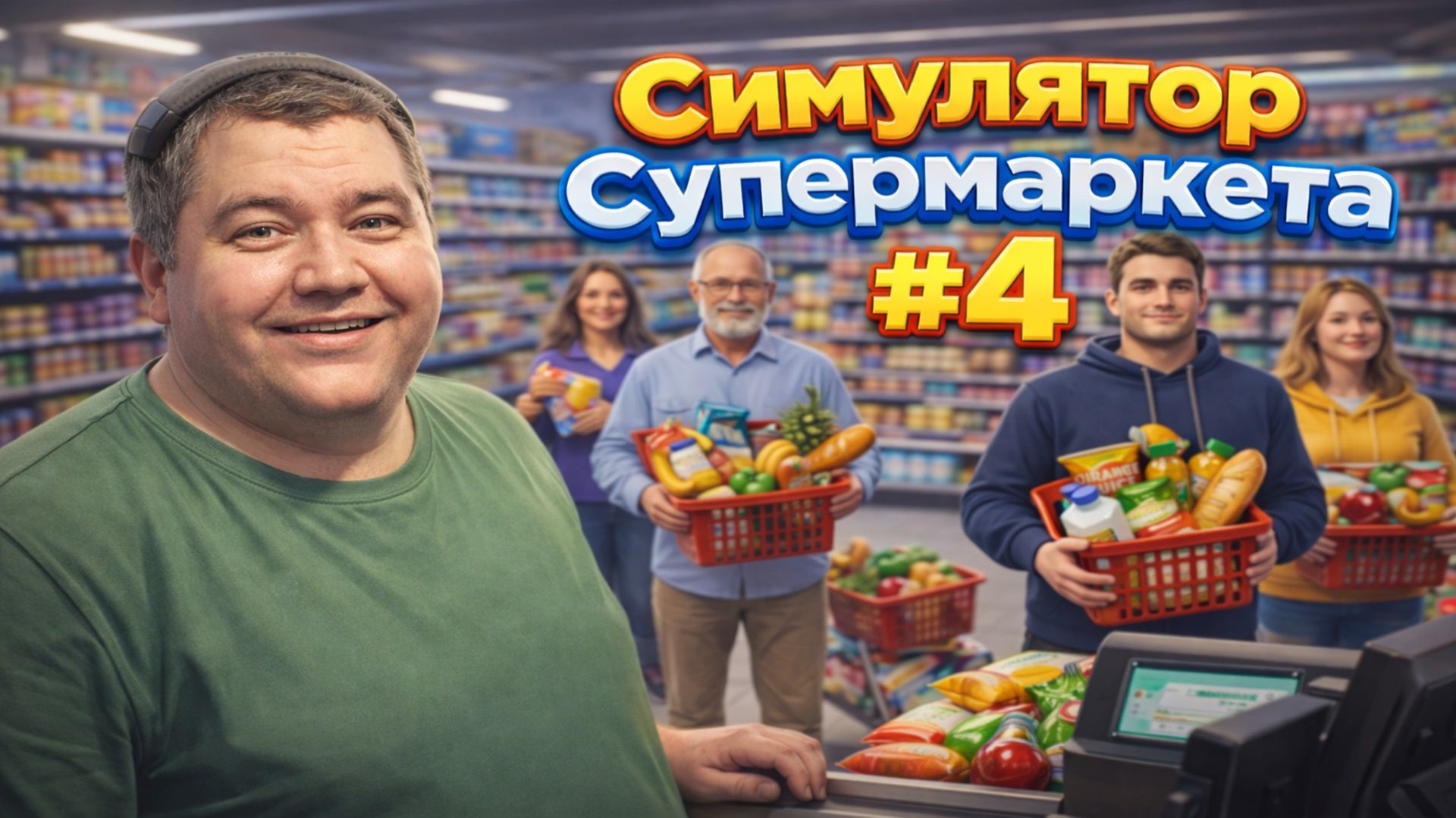 Supermarket Simulator #4 ► Prost0easy смотреть онлайн