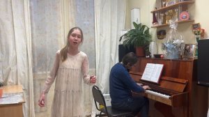 «Приход весны» слова Кр. Штурма,  русский текст А. Щекин- Кротовой, музыка В.А. Моцарта