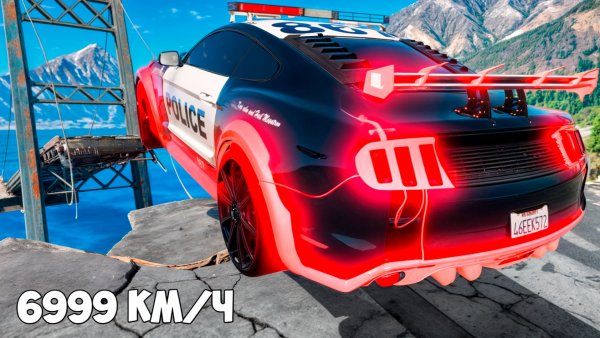 Сможет ли чит тачка перепрыгнуть разрушенный мост в ГТА 5? GTA 5 Online