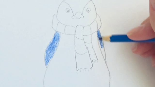 Как нарисовать пингвина