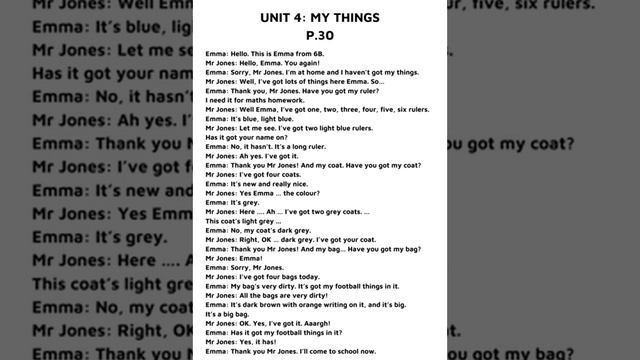 UNIT 4 PREPARE 1 LISTENING