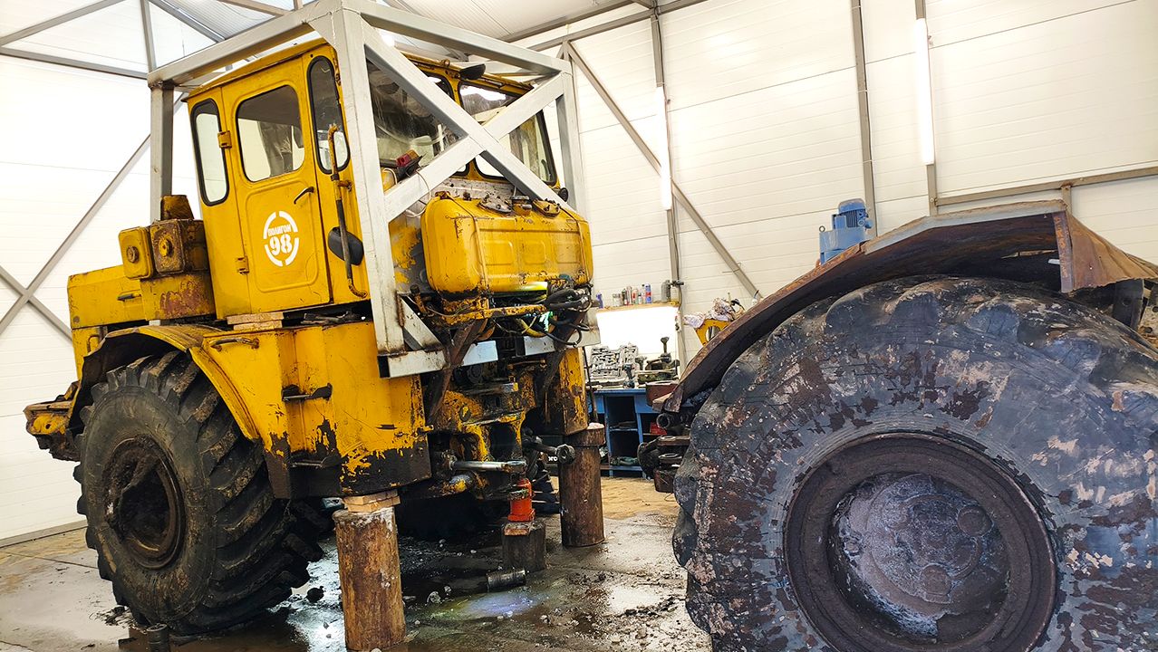 К-700 ПОПОЛАМ / Самое слабое место Кировца смотреть онлайн