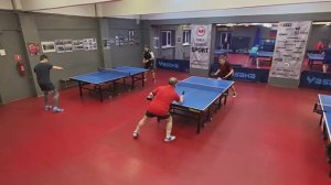 отбор Какаяк М. (501) - Чирков А. (736) настольный теннис 10.02 Малиновый 400+ турнир