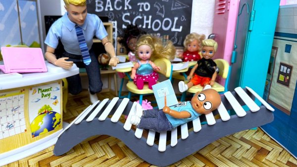 ПАРТУ СЛОМАЛ, А ДИРЕКТОР НЕ УЗНАЛ😜😜 Веселая ШКОЛА Катя и Макс СЕМЕЙКА куклы Барби новые мультики