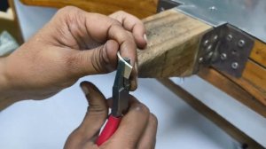 Серебряное кольцо ручной работы с бриллиантом