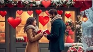 Тихий разговор сердец. С днём святого Валентина. Шикарная музыкальная открытка.