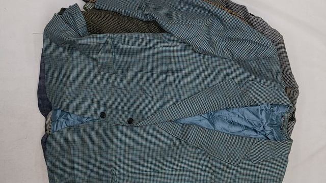 Пиджаки мужские в шотландскую клетку секонд оптом 5 пак