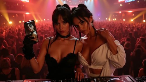 Hypnotic Dark House - Special Selfies from Dark vs. Light - When Time Found Us