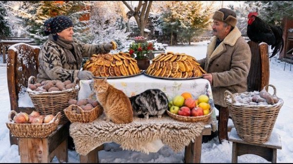 Тихий День За Приготовлением Пирожков с Говядиной и Картофелем 🥔🥩🔥