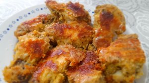 Крылья в сырной панировке