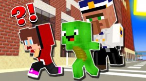 Шокирующий побег Джей Джей и Майки из тюрьмы. Майнкрафт Мультик