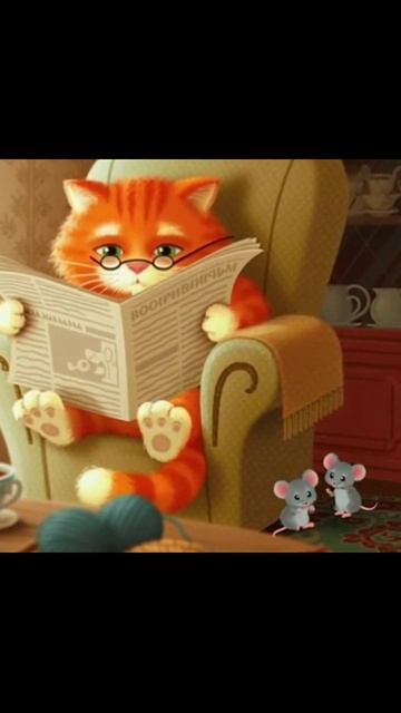 кот и мышки #котики #друзьяживотных #давайтежитьдружно #приключенияживотных #забавныемоменты