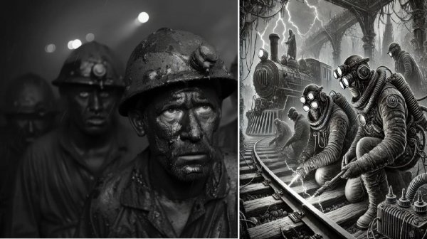 Шахтеры Кузбасса обнаружили полость с поездом внутри