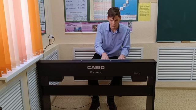 А. Бабаджанян. "Ноктюрн". Исполняет Павел Греков. Жиздринская детская школа искусств. смотреть онлайн