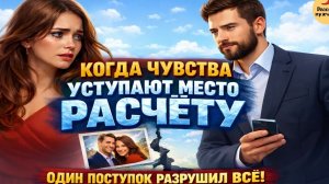 Когда чувства уступают место расчёту — один поступок разрушил всё | Рассказ мужчины