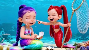 Спасаем малышку Руми русалку от злой акулы и заговора Миры.