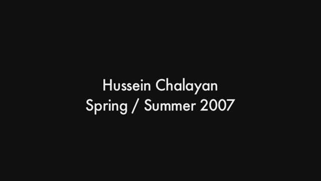 Показ женской коллекции Hussein Chalayan весна-лето 2007
