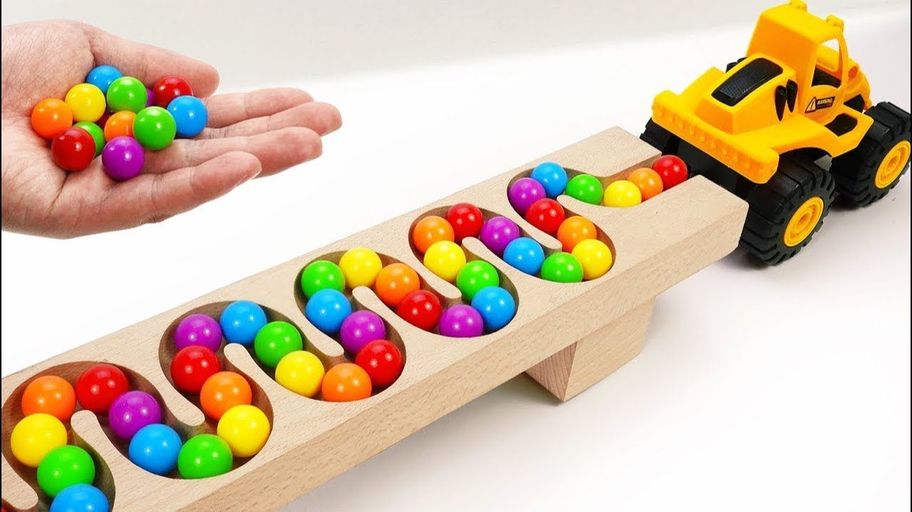 МУЛЬТИКИ ДЛЯ ДЕТЕЙ ШАРИКИ И МАШИНКИ СКЛОН САМОСВАЛ ЭКСКАВАТОР ТРАКТОР СКОРАЯ СИНИЙ ТРАКТОР смотреть онлайн