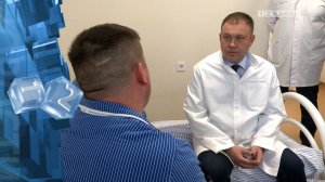 Губернатор Кузбасса Илья Середюк оценил условия лечения бойцов в Юргинском госпитале