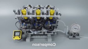 Запуск двигателей Lego с помощью воздуха Running Lego Engines with Air