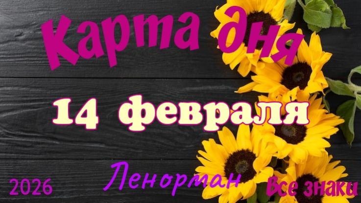 Карта дня💐14 февраля ♥️🎀Ленорман. Тайм-код в описании 🦢 смотреть онлайн