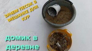 Жизнь в деревне Зачем я добавляю песок в мешанку для кур-несушек