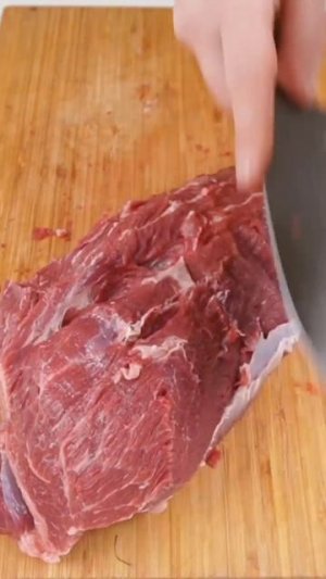Зачистка говядины на тартар