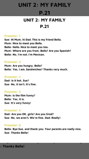 UNIT 2 PREPARE 1 LISTENING