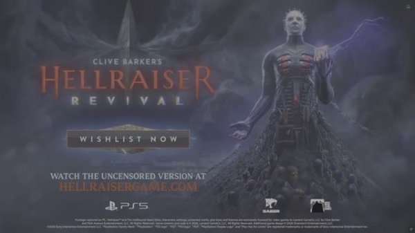 HDR Clive Barker's Hellraiser Revival - Love Story Trailer PS5 Games 4K