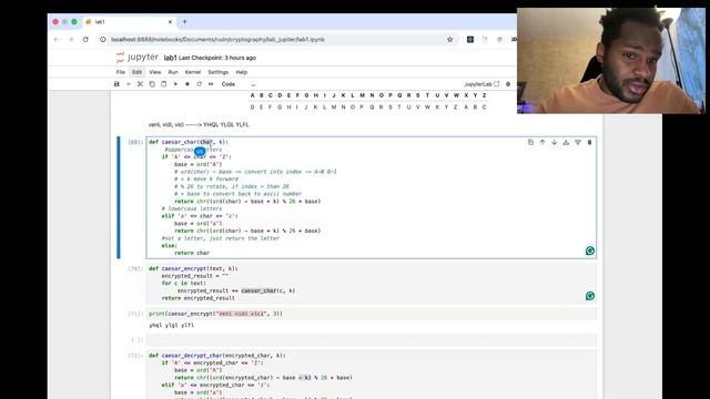 Шифры простой замены | Выполнение