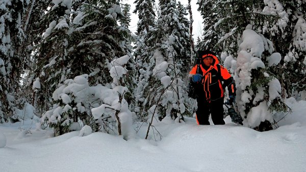 Рыбак зашел в лес нашел озеро и обалдел. Рыбалка в глухозимье 2026 на жерлицы и мормышку
