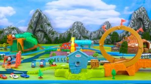 Детская огромная железная дорога! Поезда! Давай играть вместе!