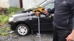 MOSSKO. Аккумуляторная автомойка с бесщёточным моторчиком. Короткий обзор.