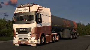 544 / ЕTS2 1.57 / DAF XXL / Этан 22т. из Греции в Австрию.